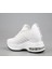 24Y300-14 Dolgu Topuk Beyaz Kadın Sneakers 2
