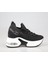 24Y300-14 Dolgu Topuk Siyah Kadın Sneakers 1