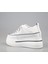 24Y345-10 Dolgu Topuk Beyaz Kadın Sneakers 2