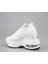 24Y300-9 Dolgu Topuk Beyaz Kadın Sneakers 2