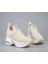 24Y300-8 Dolgu Topuk Bej Kadın Sneakers 4