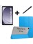 Samsung Galaxy Tab A9 8.7inç X110 Kılıf Set Pu Deri Smart Tablet Kilifi Ekran Koruyucu + Kalem X113 X115 X117 1