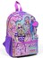 Minik Yuva Sırt Çantası Pembe Mor Fashion Girl Desenli Iki Bölmeli 23555 1