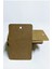 100 Adet 5,2 x 8,4 cm Baskısız Kart Kartvizit Not Kartı Hediye Notu Oval Köşeli Delikli 1