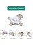 4in Lightning + Microusb + Type-C Tf Kart Okuyucu Adaptör Reader - FC491 2