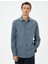 Basic Gömlek Slim Fit Yarım Italyan Yaka Düğmeli 3