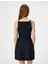 Ince Askılı Yelek Crop Düğmeli Asimetrik Kesim Slim Fit 4