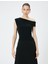 Tek Omuz Üst Omzu Açık Drapeli Slim Fit Pamuklu 3