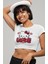 Love Hello Kitty Baskılı Crop Top, Kadın Love Baskılı Crop Bluz 3