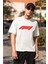 Unisex Oversize F1 Yazılı Tshirt, Formula 1 Baskılı Beyaz Tişört 1