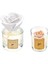 100 ml Gri Gül Seramik Taşlı Black Vanilya Oda Kokusu ve Vegan Mum Seti 1