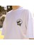 Beyaz Bisiklet Yaka T-Shirt 1