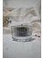Büyük Cam Tealight Mum Kokusuz Siyah Renkli-%100 Doğal Soya Wax 2