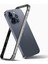 Iphone 14 Pro Kılıf Metal Görünümlü Silikon Çerceveli Bumper Kılıf Köşe Korumalı Çıkıntılı Mika 1
