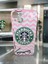 Iphone 13 Starbucks Baskılı Pembe Renk Silikon Telefon Kılıfı 1