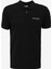 Siyah Erkek Polo Yaka Basic Polo T-Shirt D4SM-TST3283 1