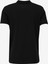 Siyah Erkek Polo Yaka Basic Polo T-Shirt D4SM-TST3283 2
