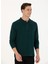 Polo Yaka Koyu Yeşil Erkek Sweatshırt GTP01SK023 3