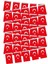 Türk Bayrağı İpli 50li Orta Boy (5li Set) 1