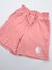Kız Çocuk Owersize Pembe Tişort Şort Ikili Takım Cep ve Baskı Detaylı 3
