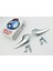 Opel Corsa D 2006-2014 Sağ ve Sol Iç Kapı Kolu & Iç Açma Demiri (Parlak Krom) 1