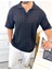 T-Shirt Nefes Alabilen Terletmez Polo Yaka Tshirt Slim Fit Tişört 1