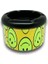 Smiley Desen Metal Mini Sigara Küllüğü Sarı 8cm 1