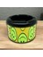 Smiley Desen Metal Mini Sigara Küllüğü Sarı 8cm 2