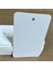 100 Adet 5,2 x 8,4 cm Baskısız Kart Kartvizit Not Kartı Hediye Notu Oval Köşeli Delikli 1