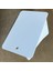 100 Adet 5,2 x 8,4 cm Baskısız Kart Kartvizit Not Kartı Hediye Notu Oval Köşeli Delikli 5
