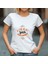 Keep Your Distance Beyaz Pamuk Slim T-Shirt 1