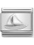 Composable Classic Dekoratif Link - Semboller - Bot - (47 Sail Boat) 925 Gümüş 1