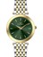 FL21331A-D6 Quartz Çelik Altın/gri Yeşil Kadran 34 mm Kadın Kol Saati 1