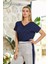 Kadın Lacivert Pijama Takımı 24541 2
