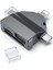 Lightning Type-C Micro USB To USB Flash Bellek ve Sd / Tf Kart Okuyucu Adaptör - FC459 1