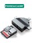 Lightning Type-C Micro USB To USB Flash Bellek ve Sd / Tf Kart Okuyucu Adaptör - FC459 5