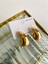 3cm Orijinal Boy Damla Çelik Küpe - Gold 5