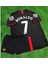 Manchester United 2008 Sezonu Cristiano Ronaldo Çocuk Forması Şort Çorap 3'lü Set (Black) 1