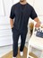 T-Shirt Nefes Alabilen Terletmez Kumaş Bisiklet Yaka Oversize Tshirt Cepli Tişört 3