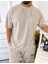 T-Shirt Nefes Alabilen Terletmez Kumaş Bisiklet Yaka Oversize Tshirt Cepli Tişört 5