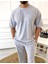 T-Shirt Nefes Alabilen Terletmez Kumaş Bisiklet Yaka Oversize Tshirt Cepli Tişört 1