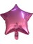 Metalize Yıldız Folyo Balon 45CM Pembe 1