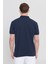 ALTINYILDIZ CLASSICS Erkek Lacivert %100 Pamuk Kıvrılmaz Polo Yaka Slim Fit Dar Kesim Tişört 5
