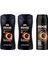 Dark Temptation 3in1 Erkek Duş Jeli 250ML 2 Adet + Dark Temptation Erkek Sprey Deodorant 150ML 3lü Set 1