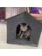 Keçe Kedi Yuvası Yarı Kapalı Kedi Yuvası (Yurt Dışından) 1