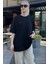 Kadın Oversize Penye Kısa Kollu T-Shirt 1