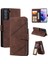 Samsung Galaxy S21 Artı Manyetik Kart Tutucu Kickstand Cüzdan Pu (Yurt Dışından) 1