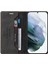 Samsung Galaxy S21 Premium Deri Premium Deri Kickstand Için Kılıf (Yurt Dışından) 2