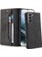 Samsung Galaxy S21 Premium Deri Premium Deri Kickstand Için Kılıf (Yurt Dışından) 5