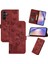 Samsung Galaxy Case 5g Tutucu Kapak Kabartmalı Kelebek Kedi Flip (Yurt Dışından) 5